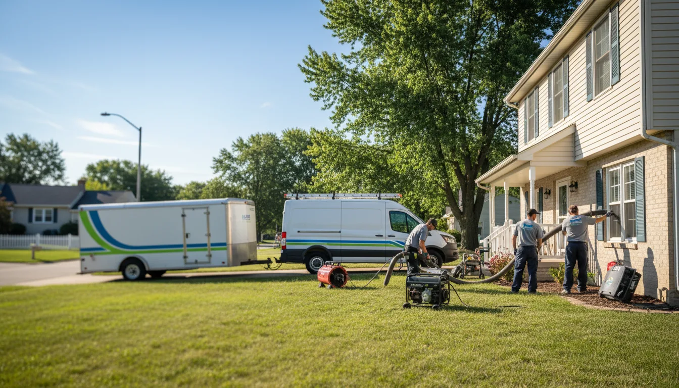 Flooded Basement Restoration And Cleanup With Repair in Sears, MI near me